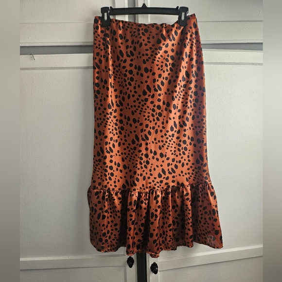 Forgotten Grace leopord print skirt - Picture 1 of 5